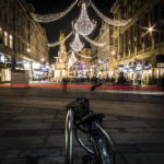 Weihnachtsbeleuchtung am Graben in der Wiener Innenstadt.